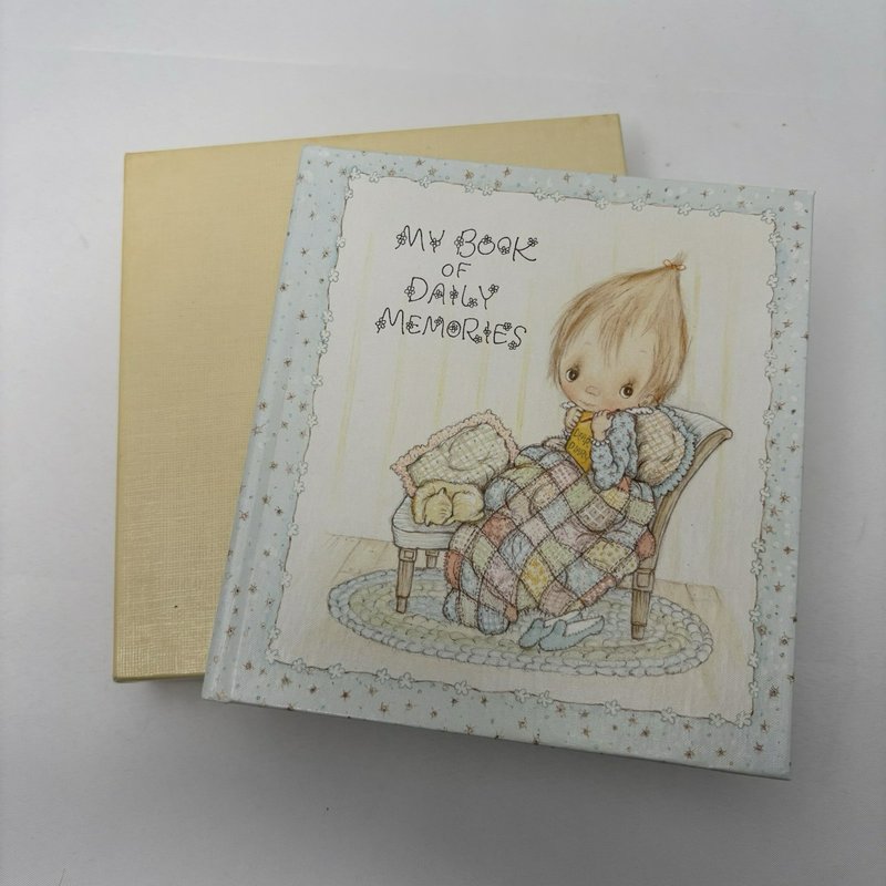 Vintage 1977 Betsey Clark "My Book of Daily Memories" Hallmark Journal w/ Box