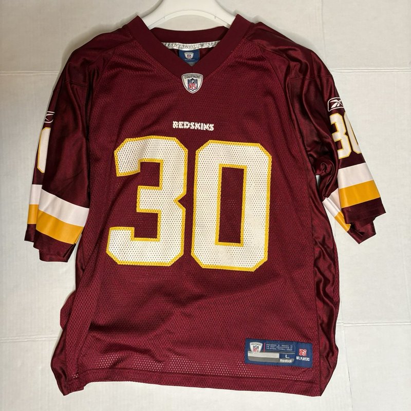Landry 30 Washington Redskins Jersey Mens L Red NFL Football Reebok Equipment